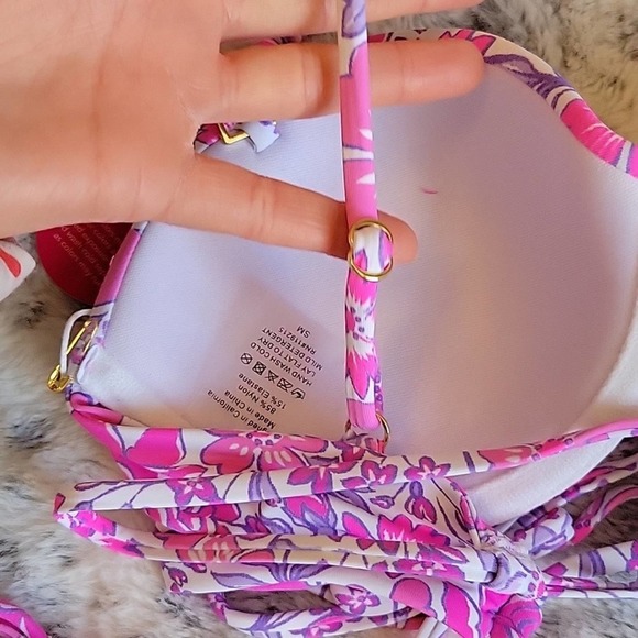 Beach bunny bikini. Push up top, small. Side tie bottom, medium. - Picture 8 of 8